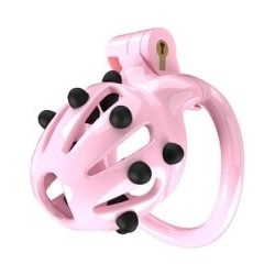 CockLock Cage de chasteté Point Up S Rose 6 x 3.5 cm